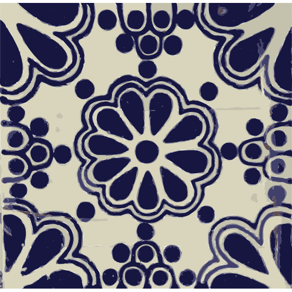 Mexican Tile Pattern Vector Image Free SVG